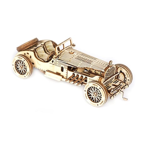 Robotime Scale Model Vehicles V8 Grand Prix Car Puzzle ROEMC401